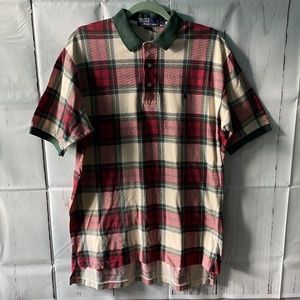 Vintage Ralph Lauren plaid Polo Shirt